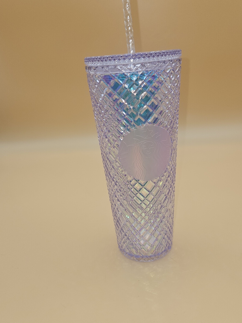 Starbucks Iridescent Purple Studded Tumbler with Straw